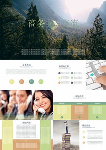 公司团队项目介绍服务ppt模板下载 76页 其他熊猫办公