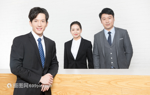 商务人士前台服务